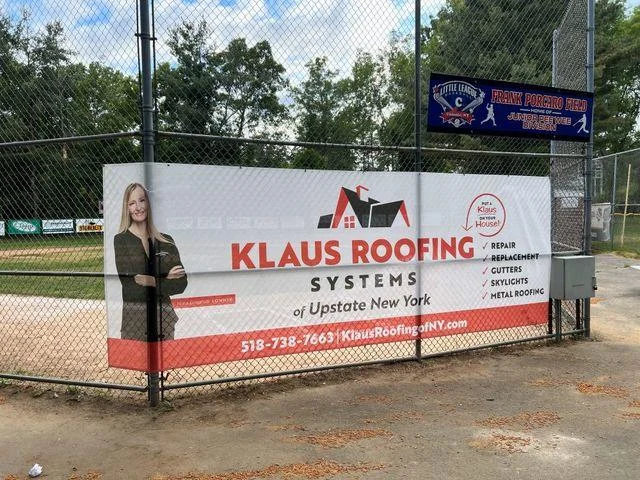 Klaus Roofing of Upstate NY Sponsoring Colonie Little League
